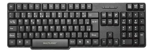 Teclado Usb Básico Slim Preto Tc213 Multilaser