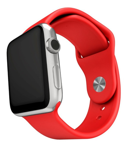 10 Pulseras Silicona Compatible Con Apple Watch Medida 42/44