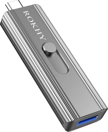 Rokhy 1tb Extreme Mini Ssd Externo Portátil Usb Tipo C 2 En 