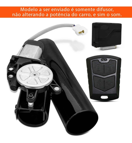Imagem 2 de 6 de Escape Difusor Eletrônico Universal Ronco Esportivo Controle