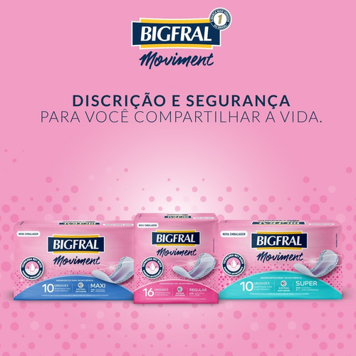 Imagem 4 de 6 de Absorvente Moviment Miss Super 10 Unidades