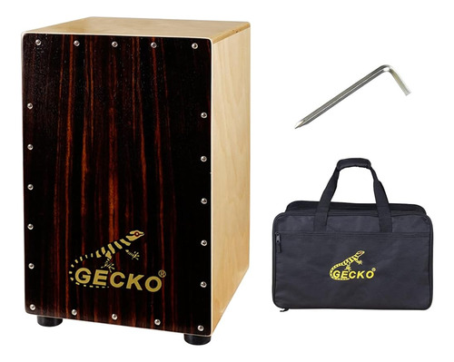 Gecko Cajon Box Drum-wooden Percussion Box Instrumento Music