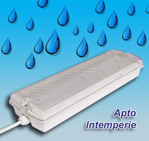 Imagen 3 de 4 de Luz Emergencia Permanente Intemperie Atomlux 2052 Led 5 H