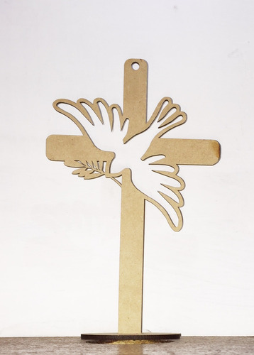 15 Cruz Elegante Paloma 30cms Bautizo Confirmación Comunión