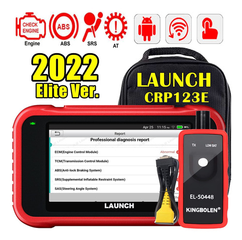 Launch Obd2 Escáner Crp123e Para Coche, Herramienta De Escan