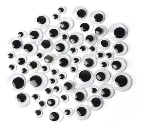 200 Ojos Ojitos 5-20 Mm Accesorios Juguetes Artesanias