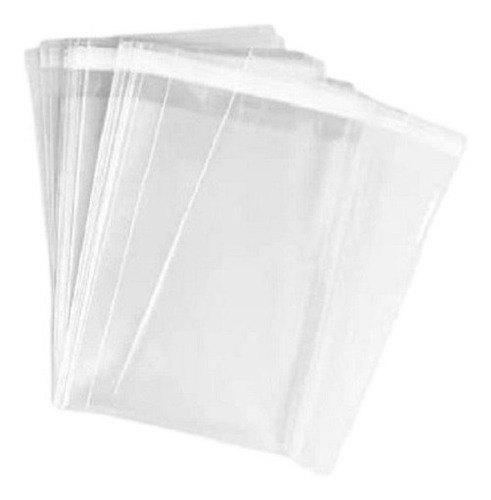 Bolsas De Celofan Transparentes Con Adhesivo 10 Por 18 Cms