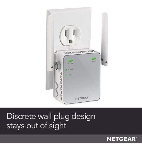 Extensor De Señal Wifi Netgear, 74 M2, 300 Mbps