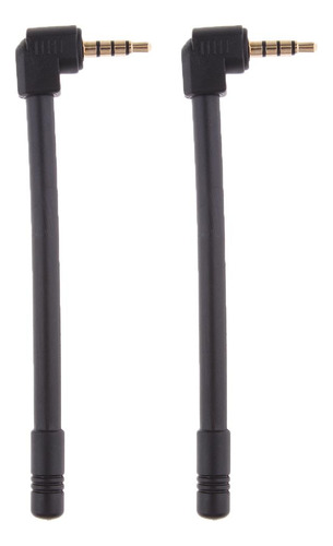 2x Conector Fm De 3,5 Mm Para Radio De Sonido Para Móvil
