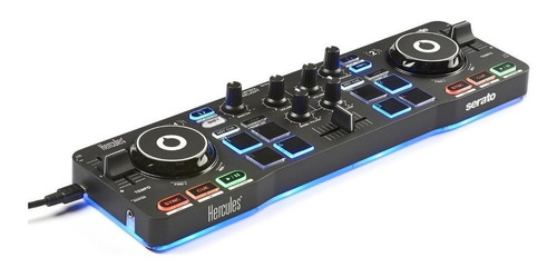 Imagem 3 de 3 de Controlador DJ Hercules DJControl Starlight preto da 2 canais