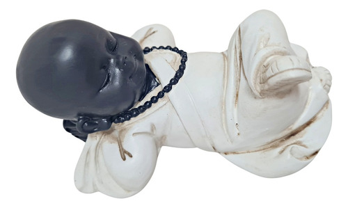 Figura Buda Bebe Relajado 7cm Deco Interior Adorno Zn Ct