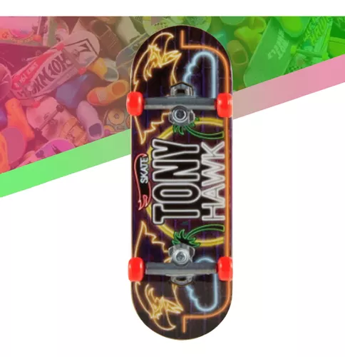 Skate De Dedo Hot Wheels Fingerboard Profissional Com Tênis