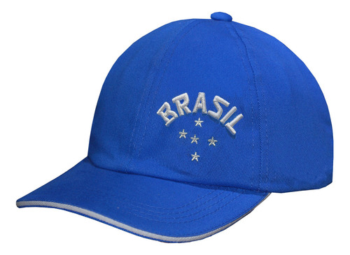 Boné Liga Retrô Brasil Unissex - Azul