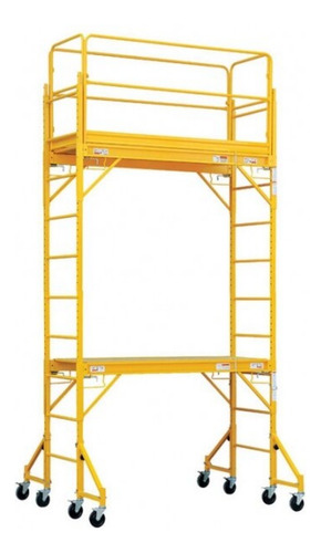 Imagen 2 de 3 de Andamio Hauser Con Ruedas Y Frenos Para 450 Kg Y 1.90 M Altu