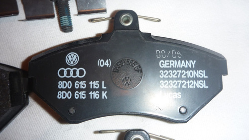 Imagen 3 de 8 de Pastillas De Freno Audi A4,passat Originales.