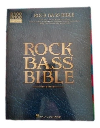Partituras Rock Bass Bible Biblia Bajo Rock R5
