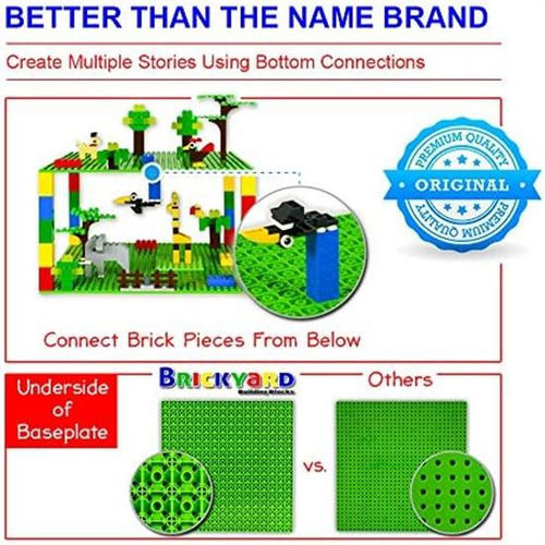 Brickyard Building Blocks Placa Base Compatible Con Lego De