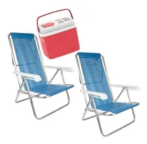 Comprar Reposera Sillón Playa Sannet Mor 8 Posiciones+conservadora 