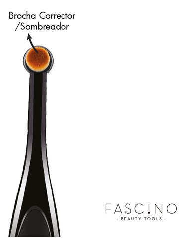 Imagen 5 de 7 de Set 3 Brochas De Maquillaje Contouring Crueltyfree Fascino