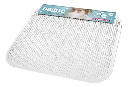 Tapete P/ Box Relevo Quadrado 43x43cm Transparente Atlas