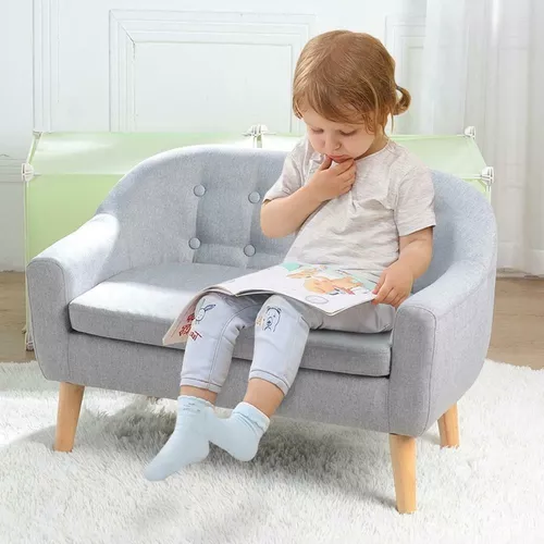 Sillon Sofa Infantil Gris