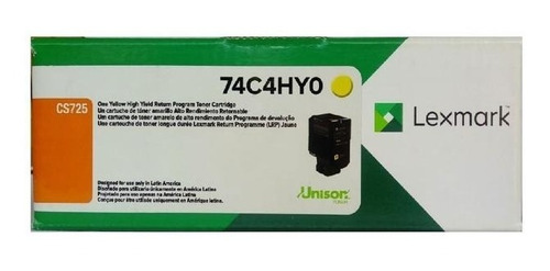 Toner Original Lexmark Cs725-74c4hy0 Urucopy