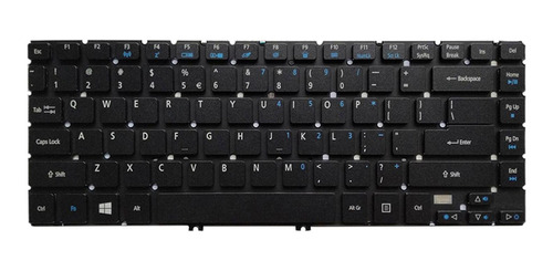 Teclado Inglés De Ee. Uu. Compatible Con Acer R7 R7-571