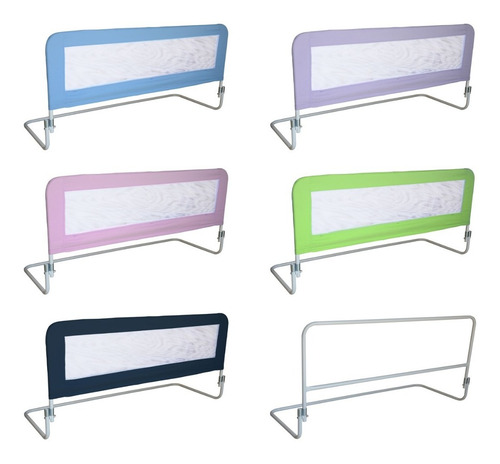 Imagen 5 de 5 de Baransik - Baranda Para Cama Infantil Con Funda Vs Colores