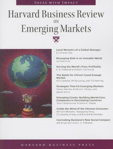 Harvard Business Review On Emerging Markets: Harvard Business Review On Emerging Markets, De Hbsp. Editora Baker & Taylor, Capa Mole, Edição 1 Em Inglês, 2008