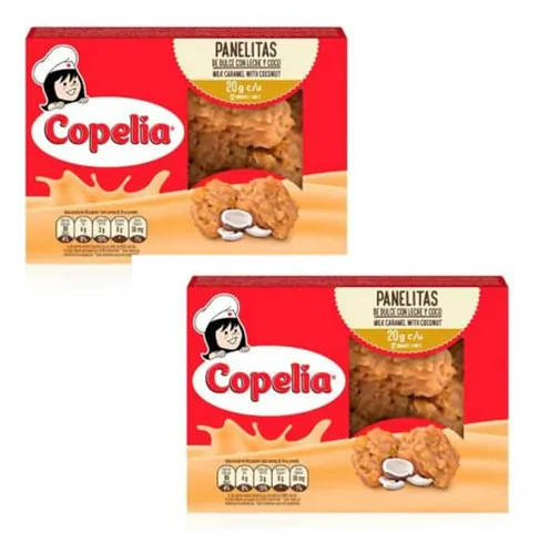 Pack X2 Panelitas Copelia 8 4 Oz - Dulce De Coco Colombiano