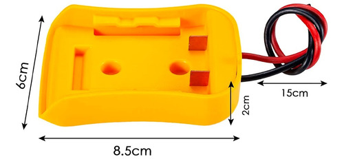 Adaptador Para Bateria Dewalt 18v-20v Com Fio 10un