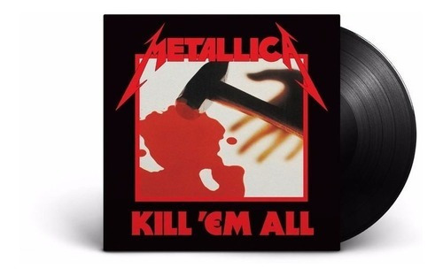 Metallica Kill Em All Lp Remastered 2016 Vinilo