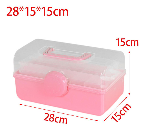 Am Caja De Almacenamiento De 3 Capas, Organizador De Rosa Y