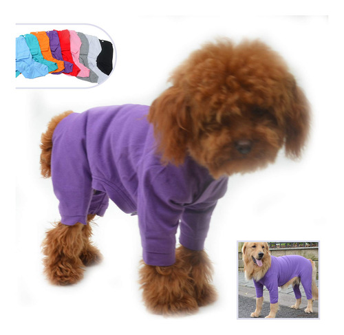 Lovelonglong - Pijama Ligera De Algodn Puro Para Perro, Con