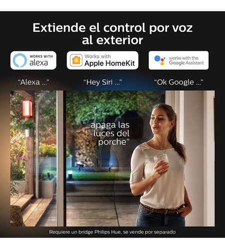 Set 3 Poste Osram Smart+ Colores Zigbee & Bt Philips Hue