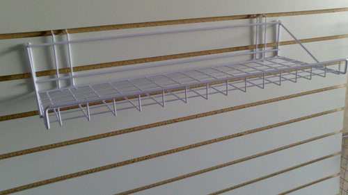 Imagen 2 de 2 de Repisa De Alambre Para Exhibipanel Exhibidor 60x25cm