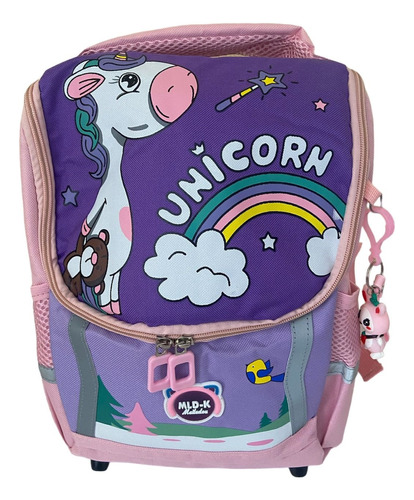 Mochila Escolar Unicornio  Impermeable Kawaii 