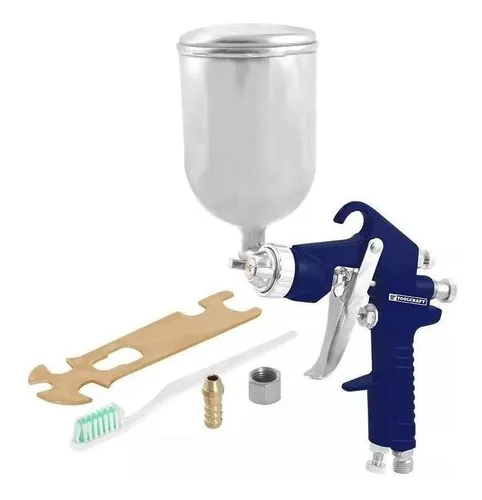 Aerografo Pistola Pintar 1.8mm 400ml 70psi Alta Toolcraft
