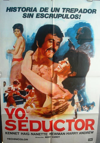 Afiche Original De La Película Yo Seductor