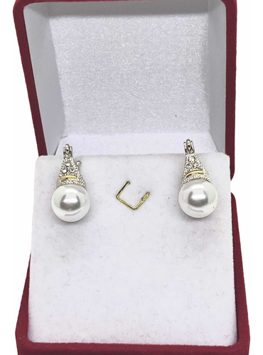 Imagen 2 de 6 de Arito Lady Di De 10mm Con Piedras Cubics.