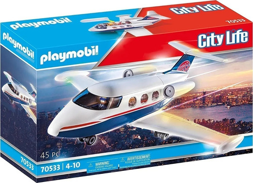 Playmobil City Life - Jet Privado Con Accesorios - 70533