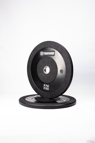 Anilha Crossfit 5 Kg Box Casa Musculação Touch And Go Cor Preto