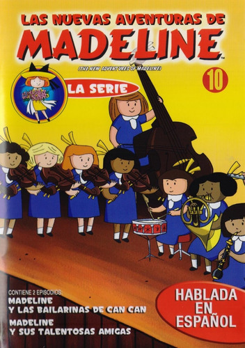 Las Nuevas Aventuras De Madeline Volumen 10 Diez Serie Dvd