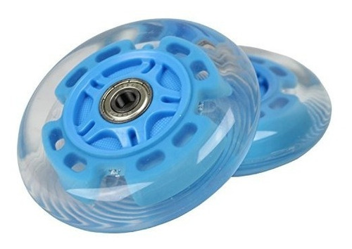 Ruedas Led Scooter Con Cojinetes Abec 9 Para Scooters Razor