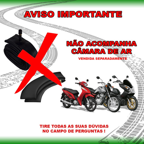 Pneu Traseiro 110/80-14 59p C/cam Biz Pop Sport R Technic