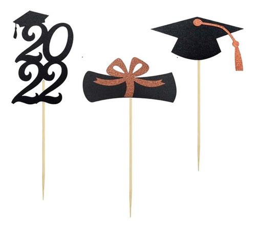 Toppers De Pastel De Graduación 2022 Con Diploma, 2022,