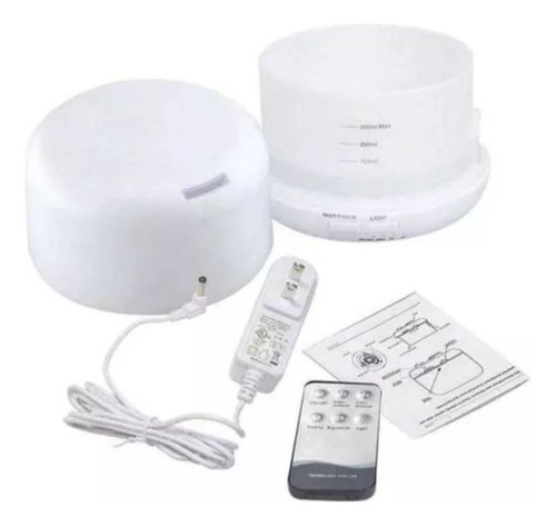 Humidificador Ambientador Difusor De Aroma Luz Led + Control