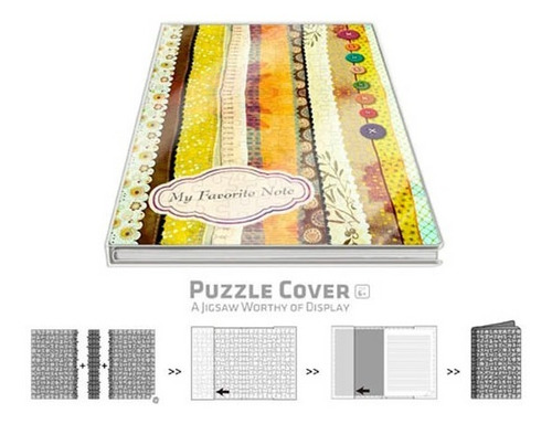 Rompecabezas Y Libreta Japanese Patchwork