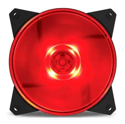Imagem 1 de 3 de Cooler Master P/ Gabinete 120mm R4-c1ds-12fr-r1 Led Red