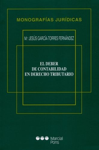 Libro Deber De Contabilidad En Derecho Tributario, El